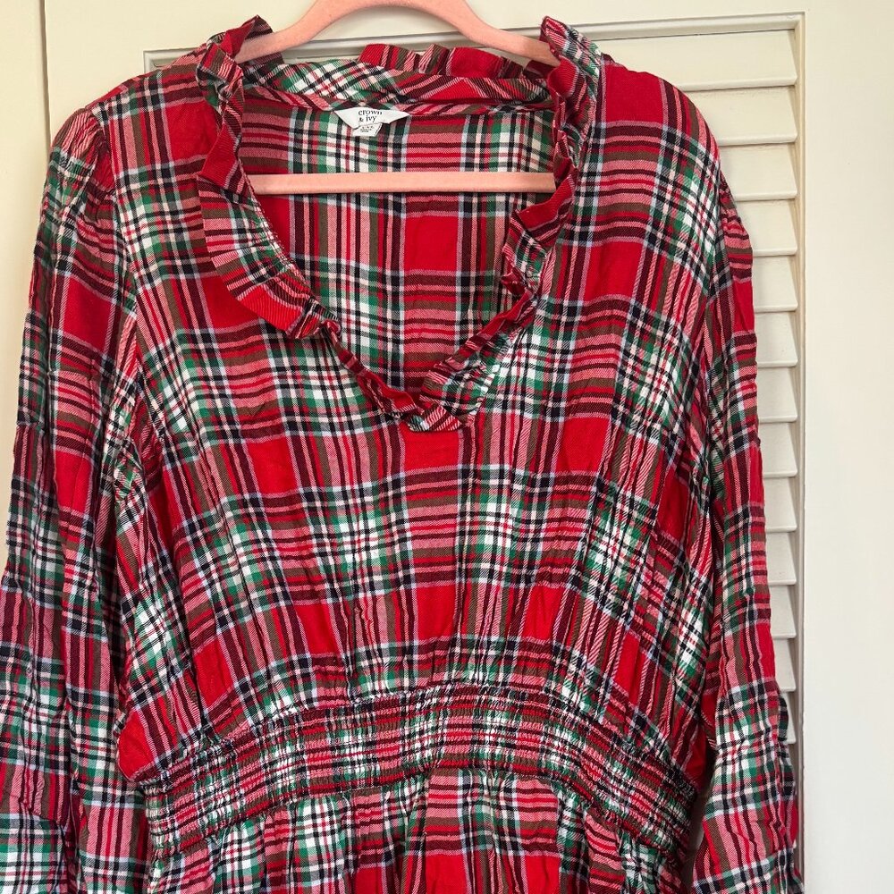 Crown and Ivy Plaid Dress
